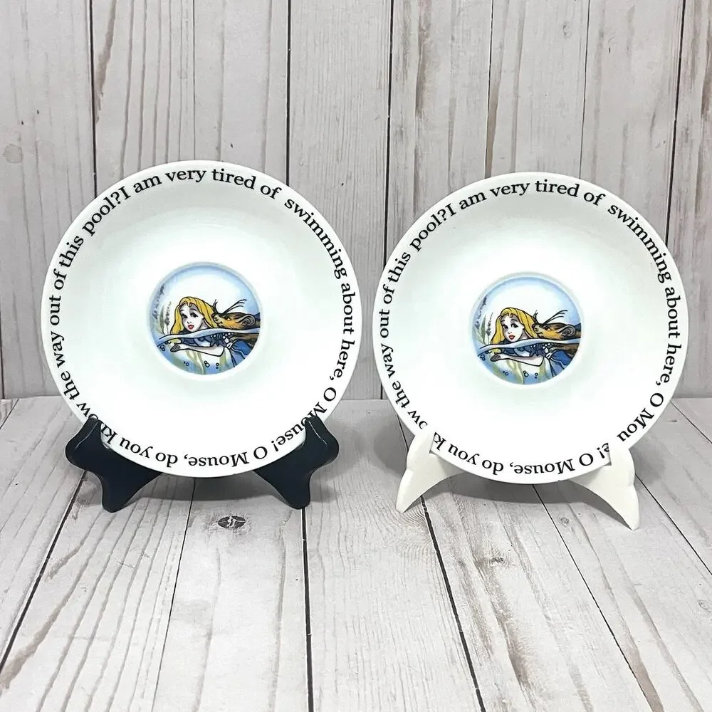 Alice In Wonderland Saucers 